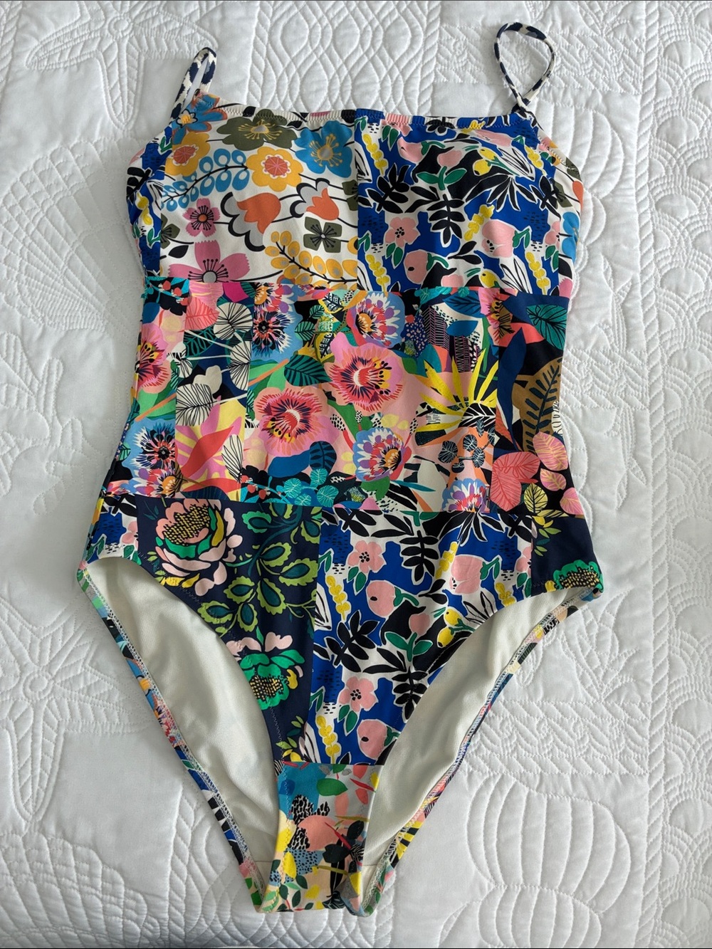 Johnny Was California Floral One-Piece Swimsuit